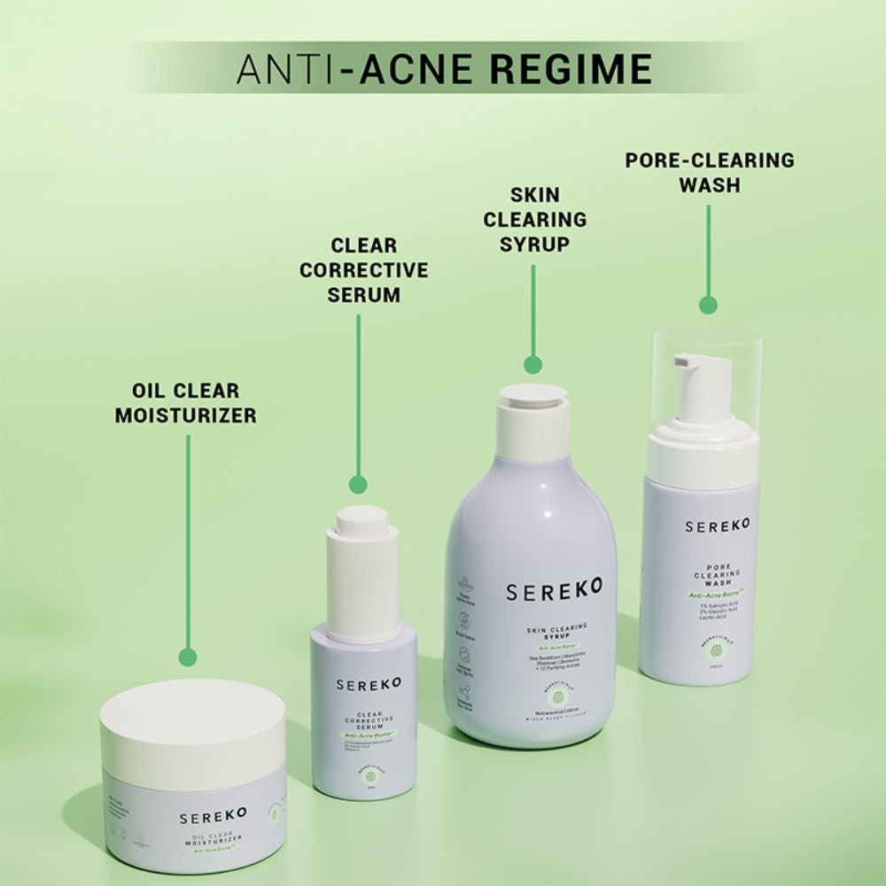 Oil Clear Face Moisturizer with Lactic Acid & NMF for Oily, Acne-Prone & Combination Skin