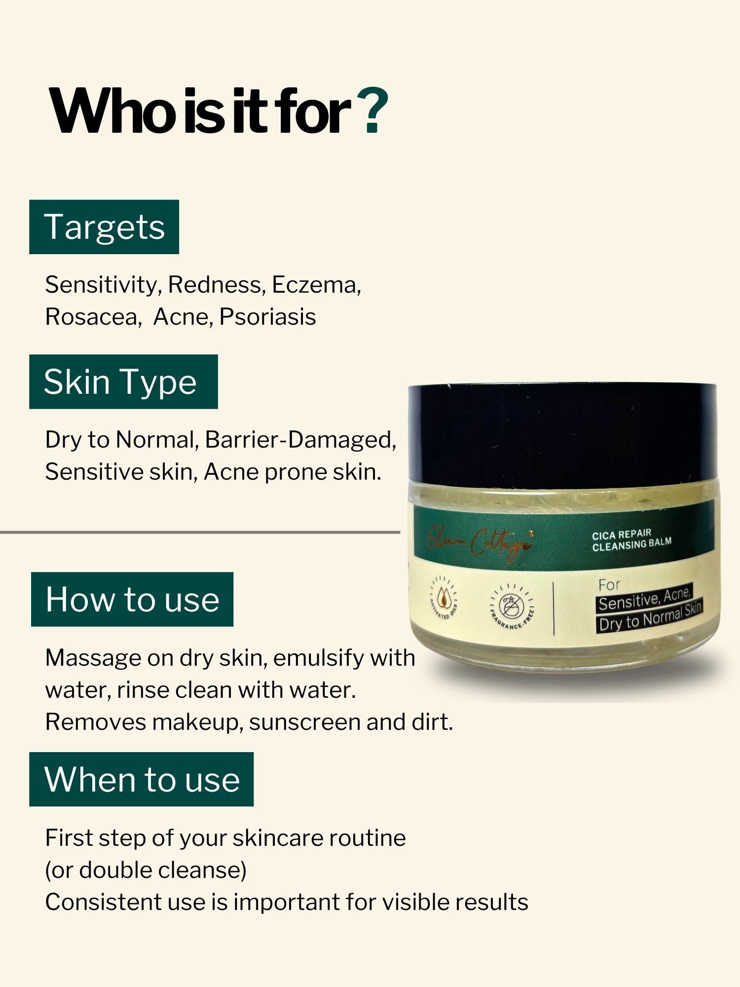 Cica Repair Cleansing Balm