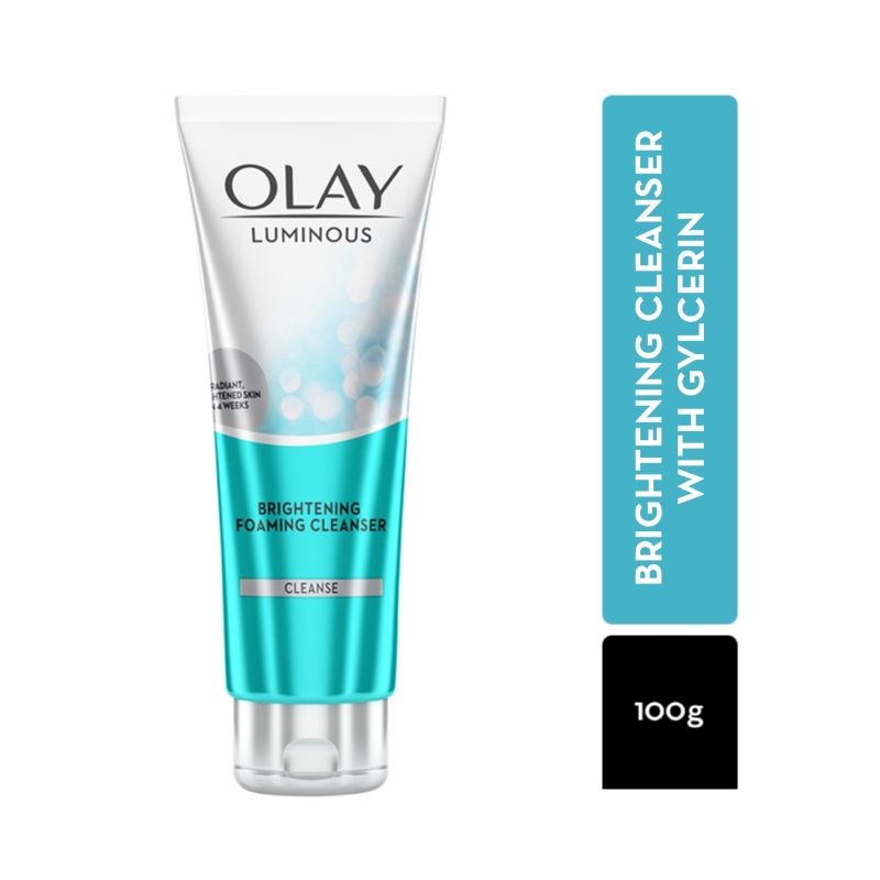 Luminous Brightening Foaming Cleanser & Face Wash, Clear & Even Skin With Glycerin