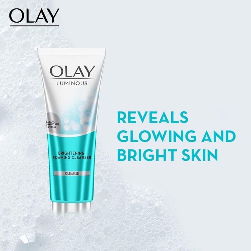 Luminous Brightening Foaming Cleanser & Face Wash, Clear & Even Skin With Glycerin