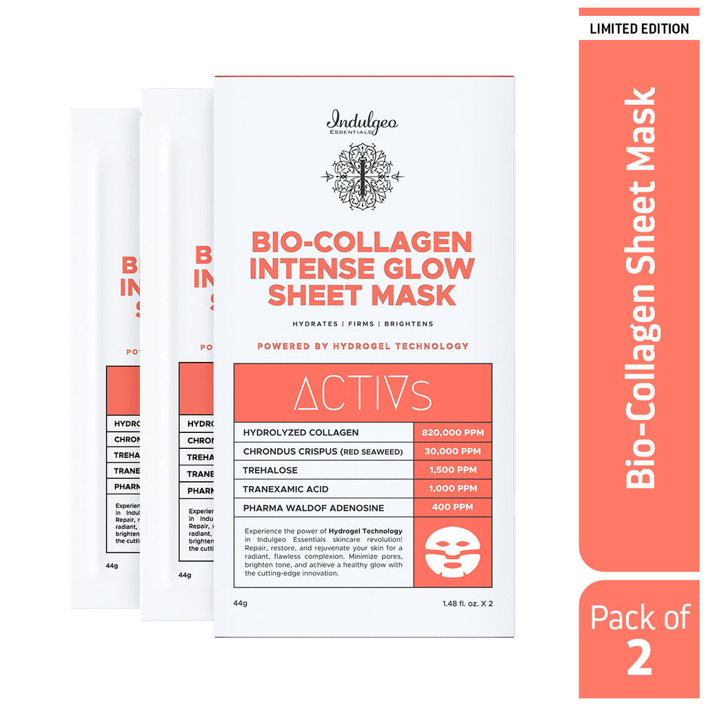 Bio-Collagen Intense Glow Sheet Mask - 2 pcs