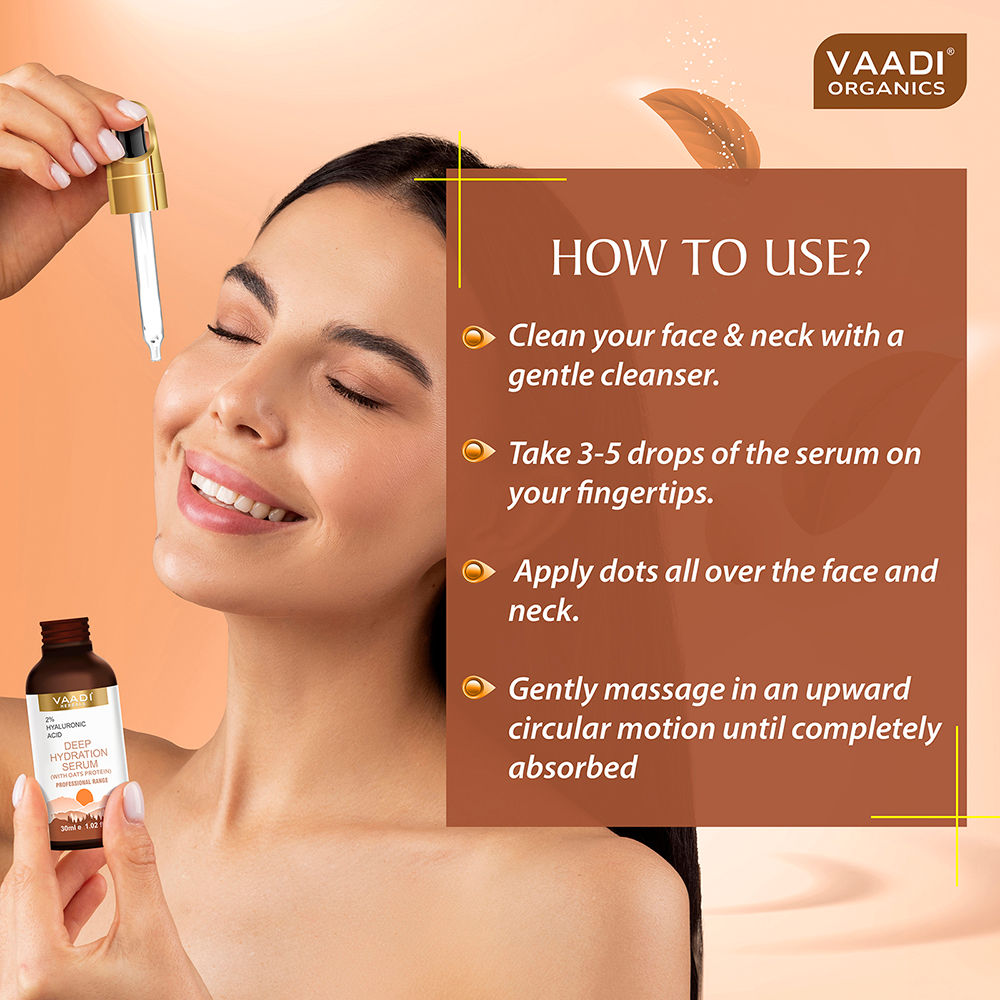 Deep Hydration Serum With 2% Hyaluronic Acid & Oats Protein