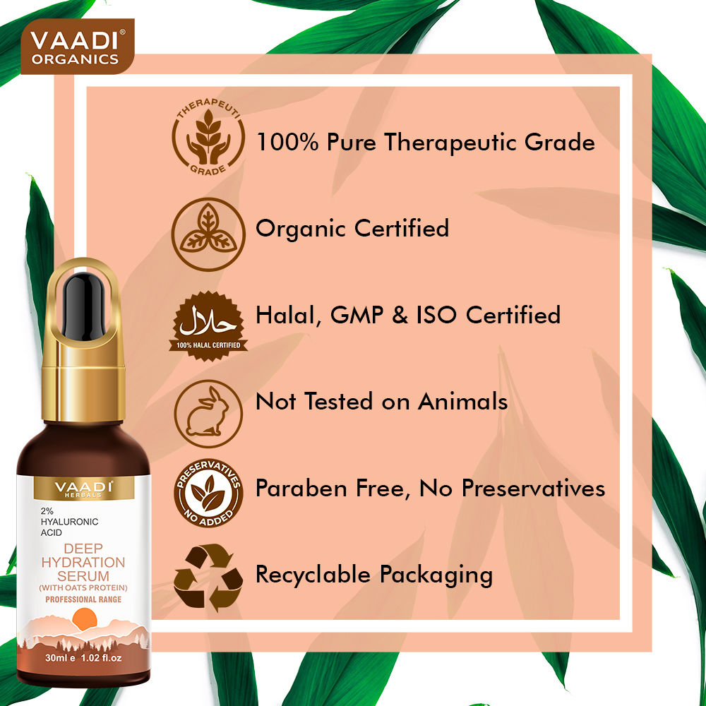 Deep Hydration Serum With 2% Hyaluronic Acid & Oats Protein