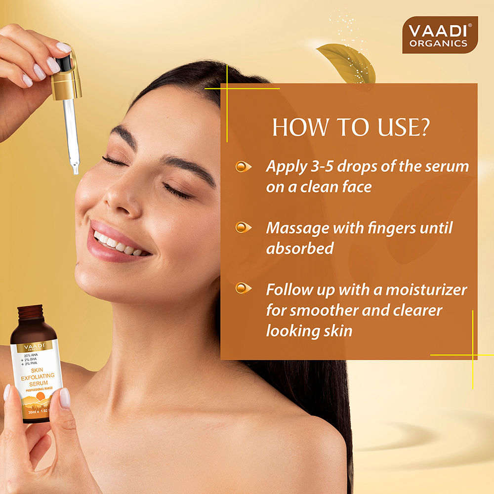 Skin Exfoliating Serum With 20% AHA & 2% BHA & 2% PHA