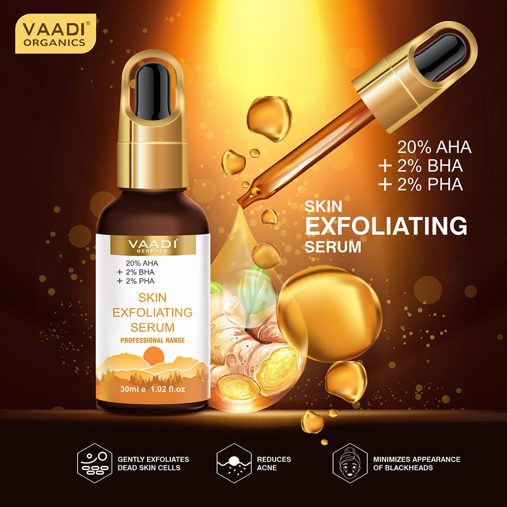 Skin Exfoliating Serum With 20% AHA & 2% BHA & 2% PHA