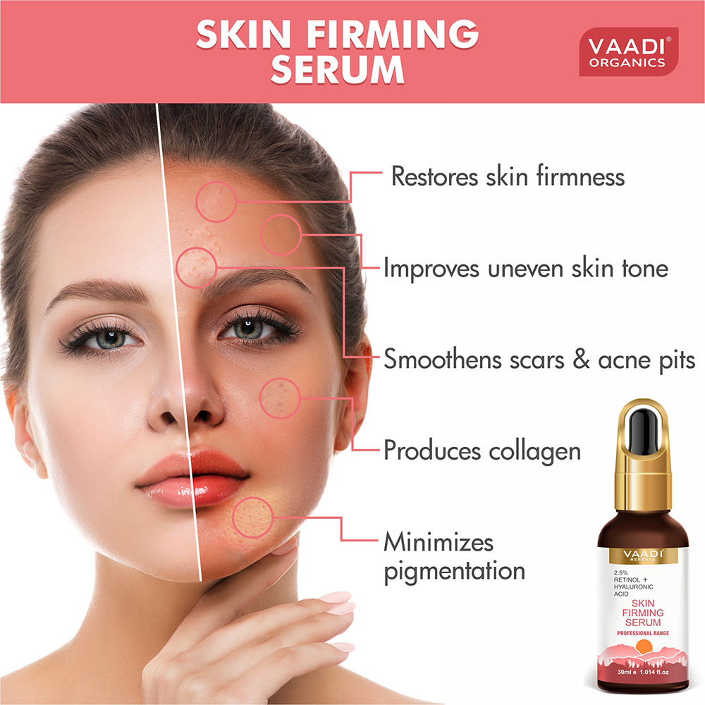 Skin Firming Serum With 2.5% Retinol & Hyaluronic Acid