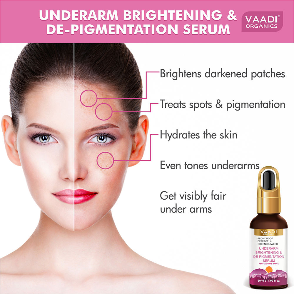 Underarm Brightening & De-pigmentation Serum With Peony Root Extract & Green Seaweed