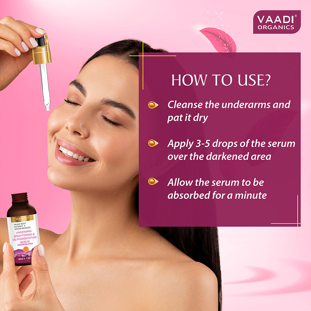 Underarm Brightening & De-pigmentation Serum With Peony Root Extract & Green Seaweed