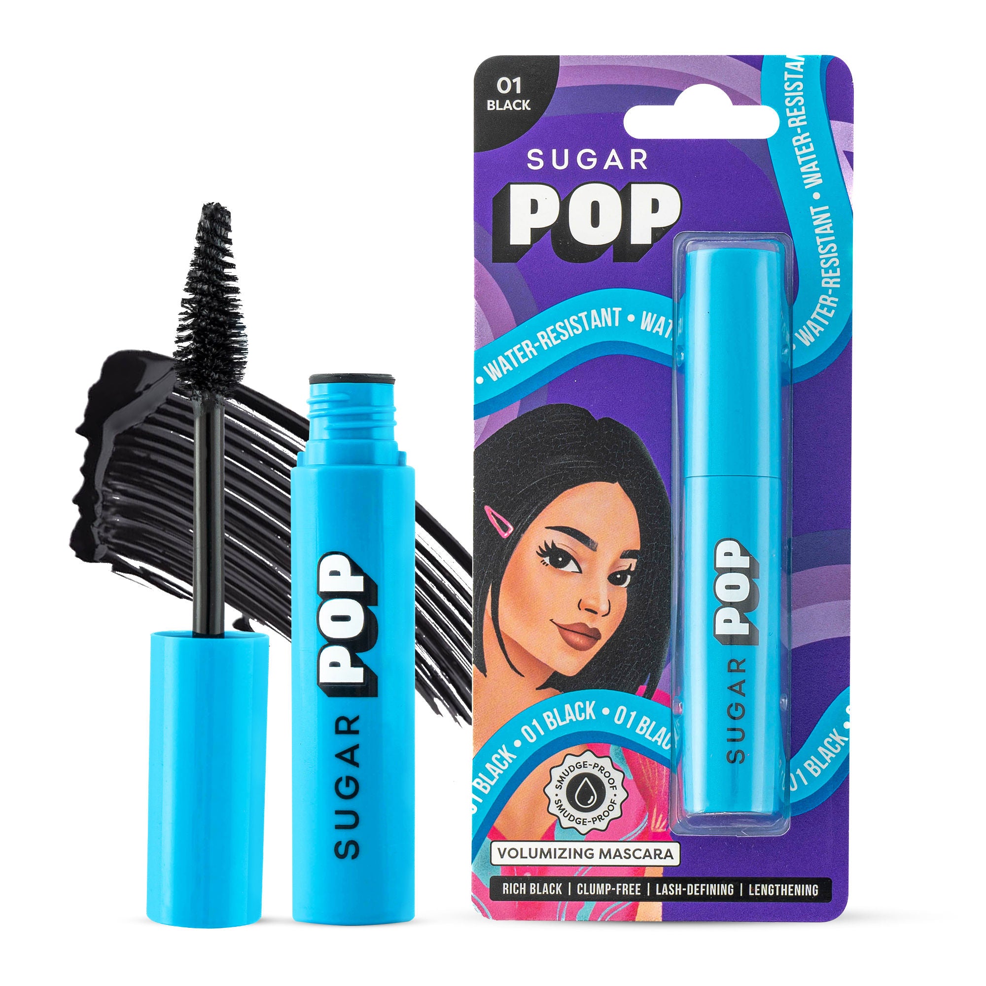 Volumizing Mascara Black - 9 ml Clump-free Volumizes Lengthens Smudge-proof