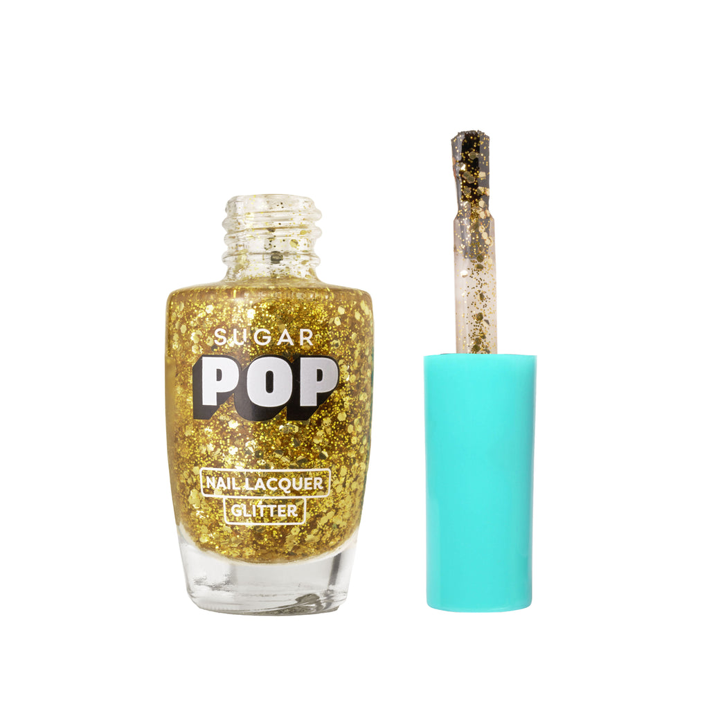 Nail Lacquer Glitter - 10 Gold Rush