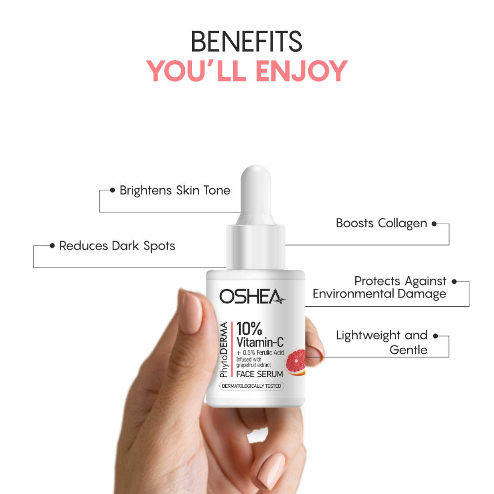 Phytoderma Face Serum With 10% Vitamin C & Grapefruit Extract Reduce Dark Spots