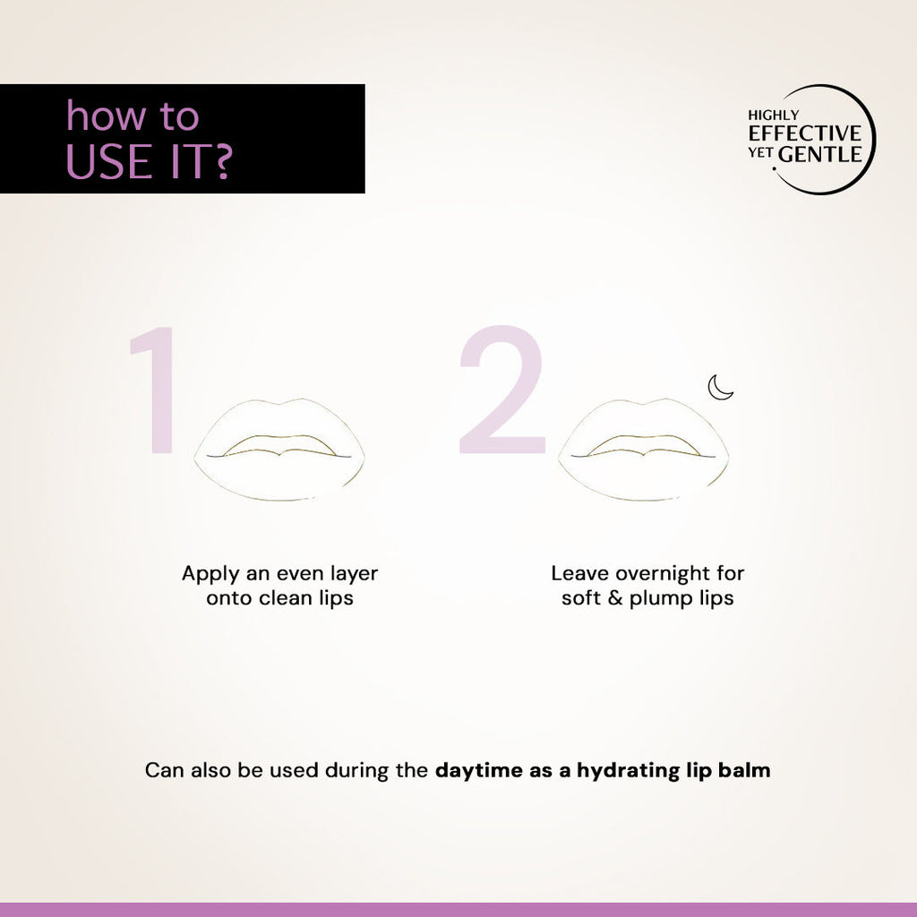 Lip Sleeping Mask, Collagen + Peptides, Moisturizes & Plumps Lips