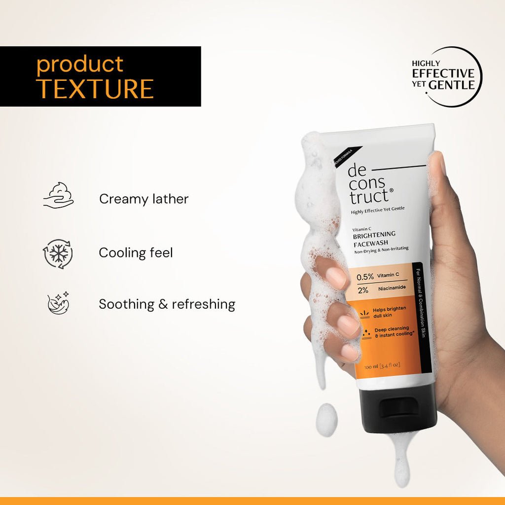 Vitamin C Brightening Face Wash, Brightens & Fades Dark Spots
