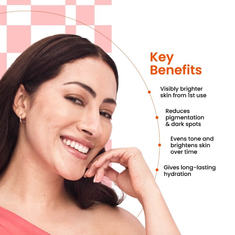 Super Glow Moisturizer with Vitamin C & Niacinamide For Dull, Pigmented & Uneven Skin