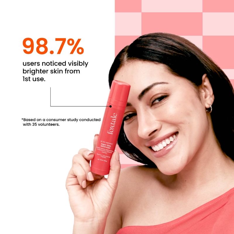 Super Glow Moisturizer with Vitamin C & Niacinamide For Dull, Pigmented & Uneven Skin