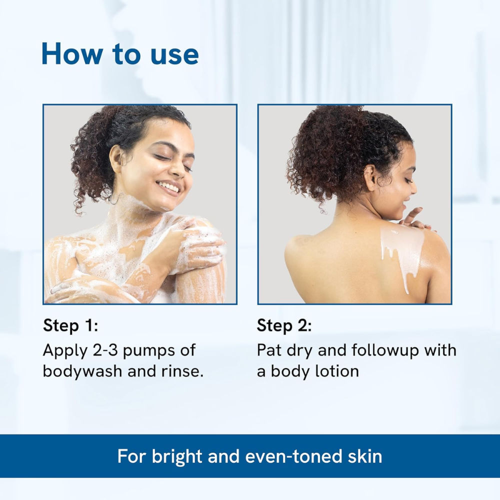 5% Niacinamide Body Wash with Aloe Vera Extract For Intense Hydration & Deep Cleansing