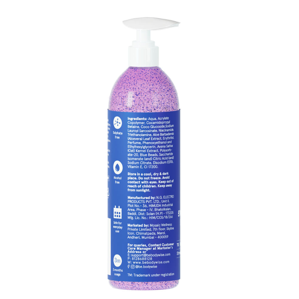 5% Niacinamide Body Wash with Aloe Vera Extract For Intense Hydration & Deep Cleansing