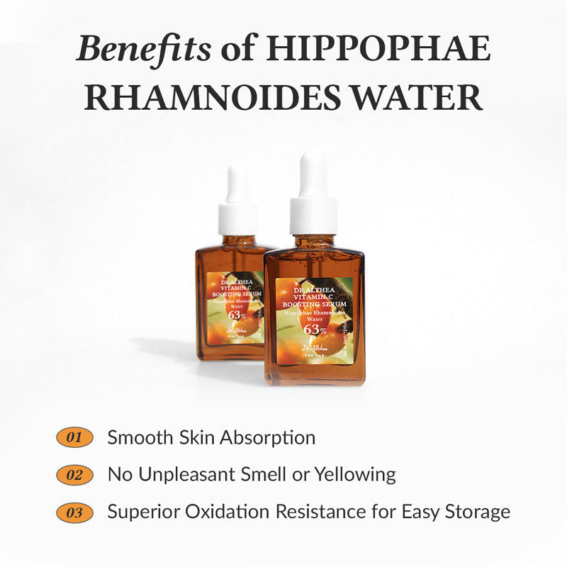 Vitamin C Boosting Serum with Sea Buckthorn: Antioxidant Brightening Serum for Dull Skin