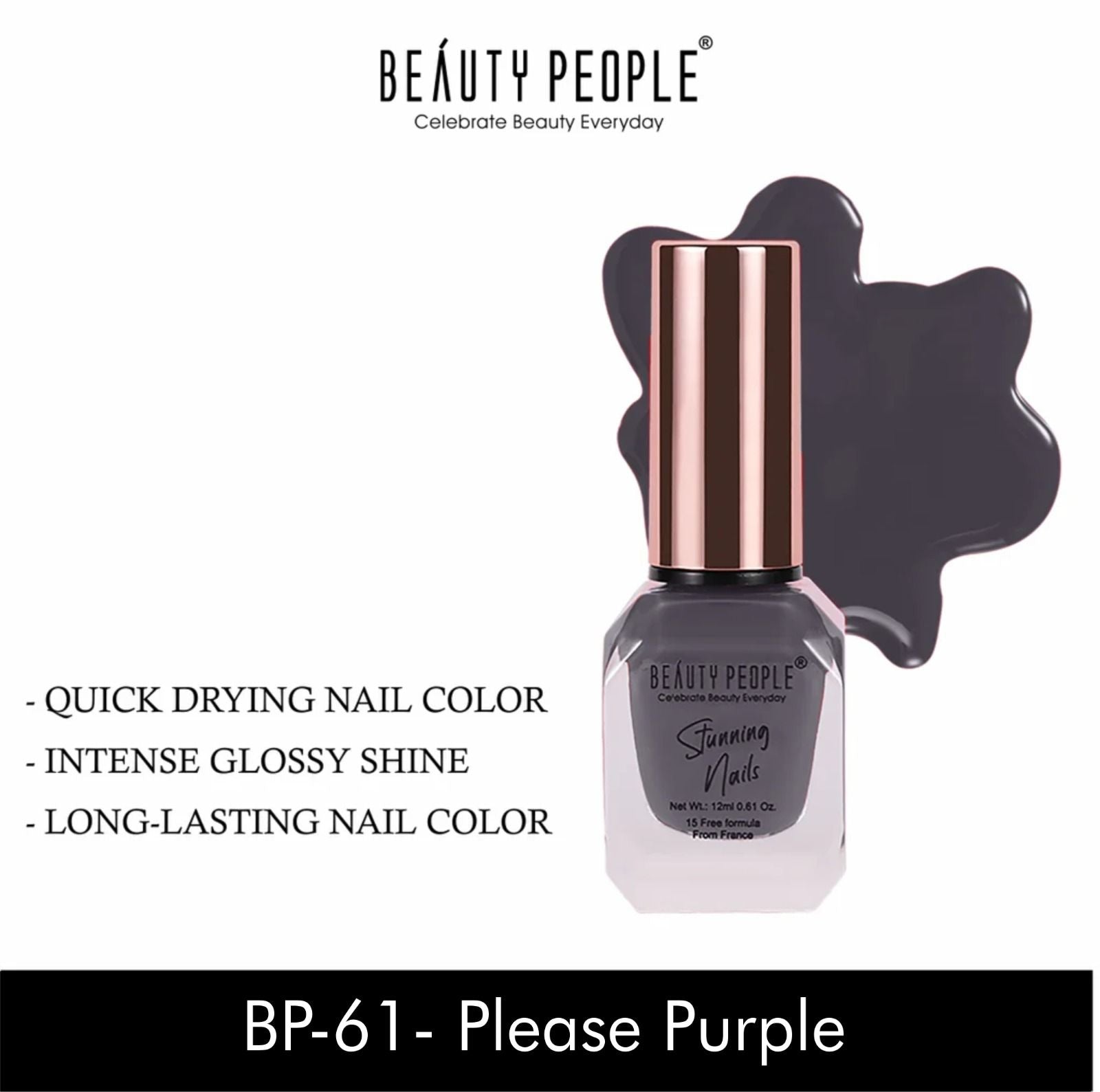 Stunning Nail Polish - Please Purple