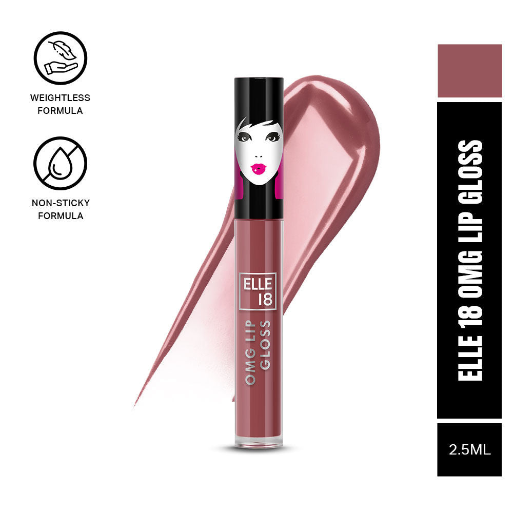 OMG Non sticky Tinted Lip Gloss with Jojoba Oil - Honeyed Hush