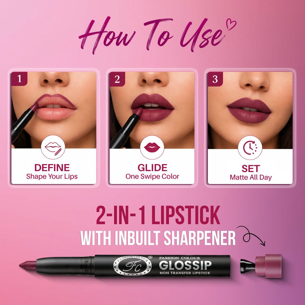 Glossip Non-Transfer Lipstick