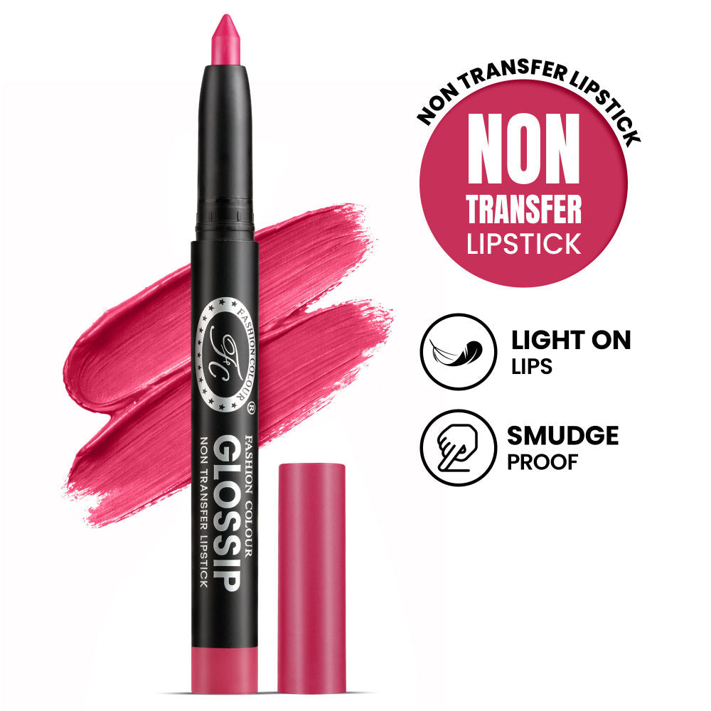 Glossip Non-Transfer Lipstick - Fuchsia