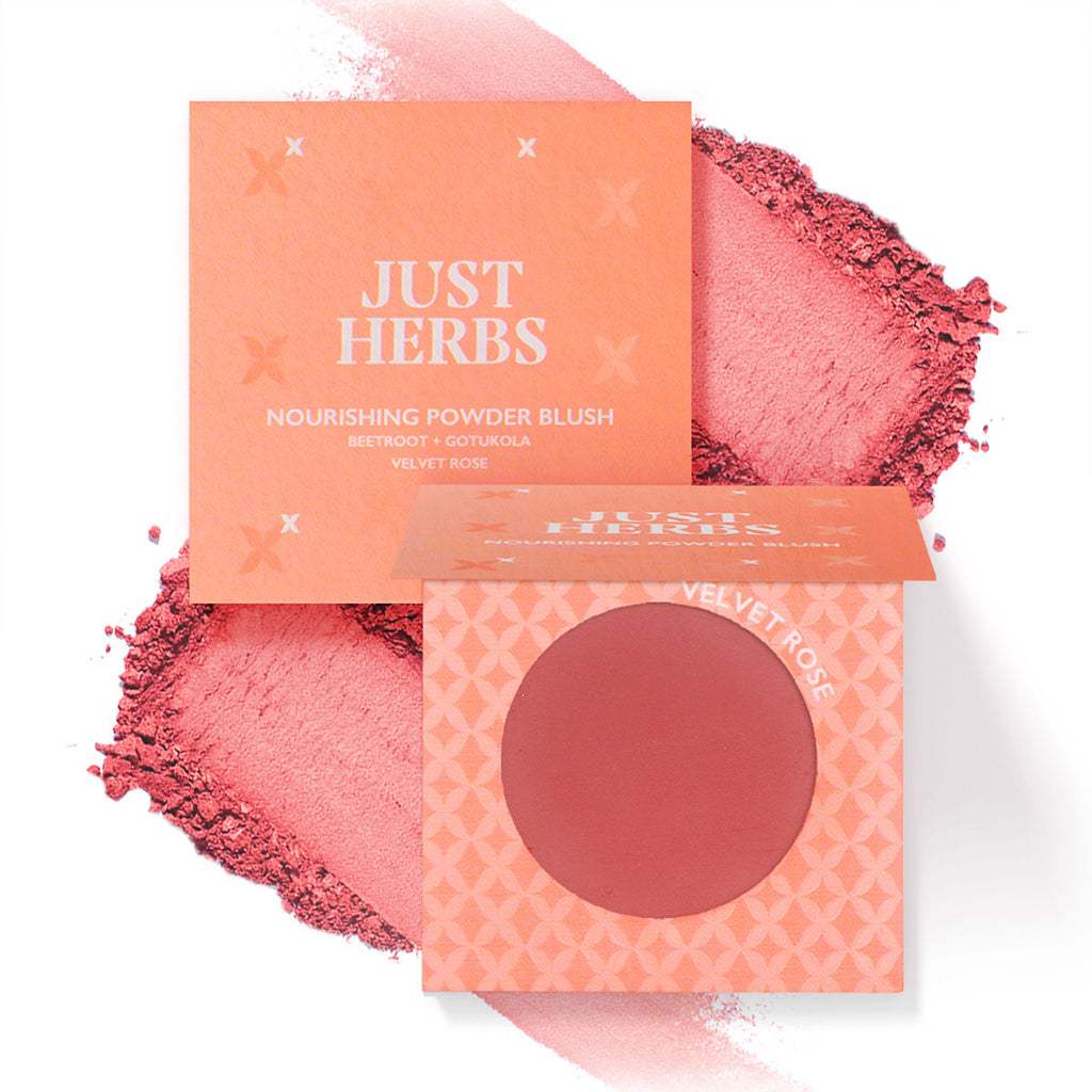 Nourishing Powder Blush, Velvet Rose – Skin-Loving & Smooth Blend Finish - Velvet Rose