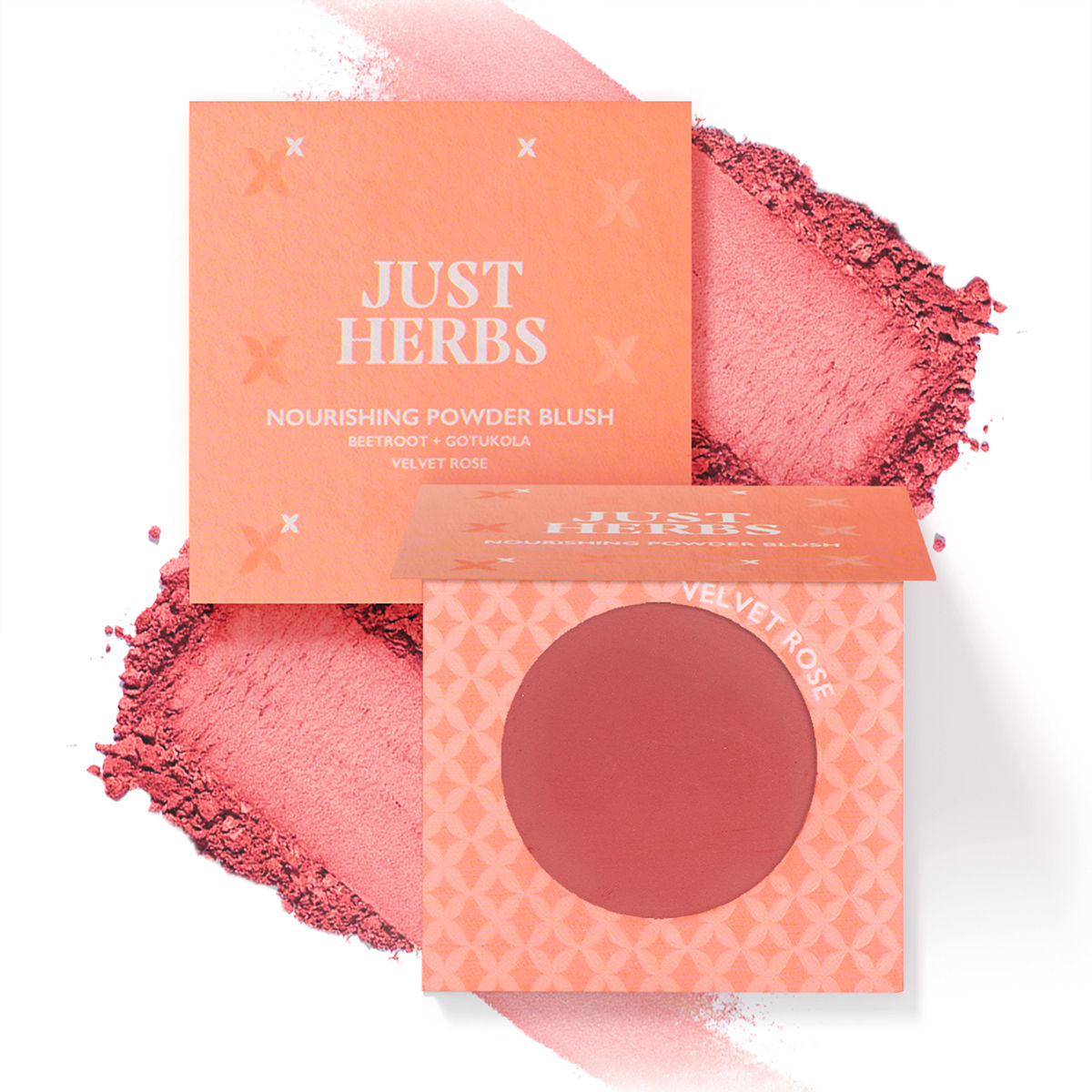 Nourishing Powder Blush, Velvet Rose – Skin-Loving & Smooth Blend Finish - Velvet Rose