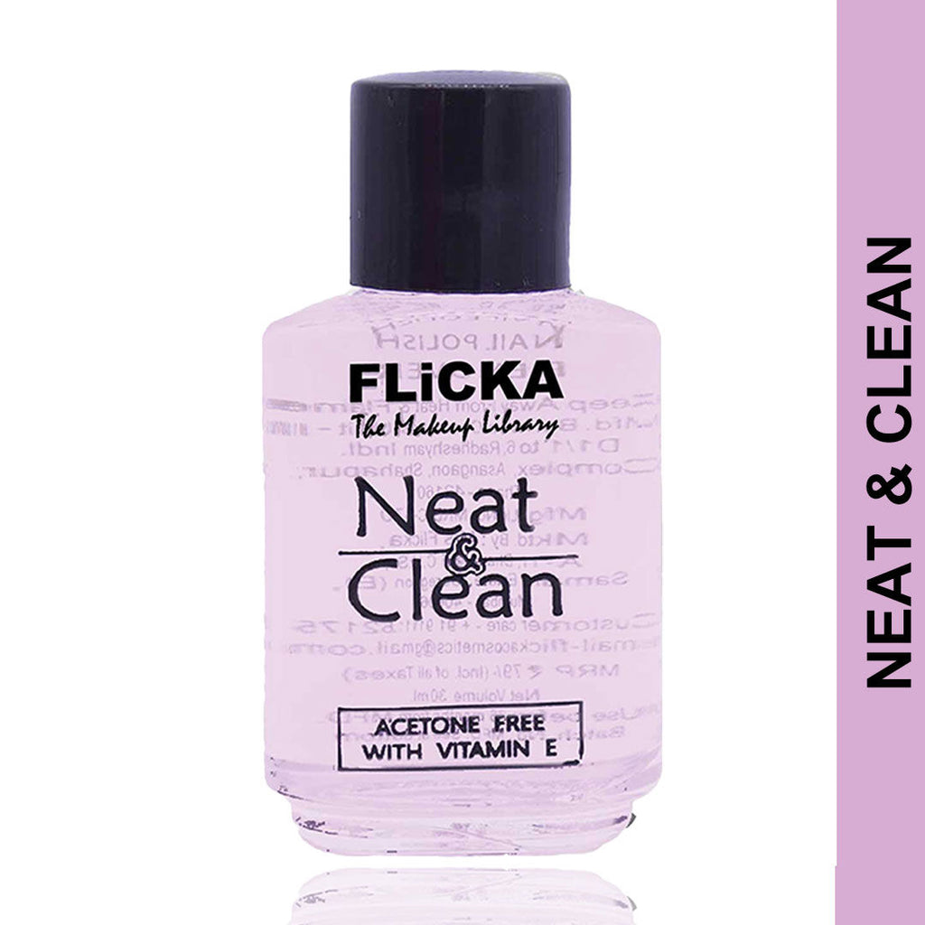 Neat & Clean Nail Polish Remover Easy Apply Acetone Free & Enriched With Vitamin E
