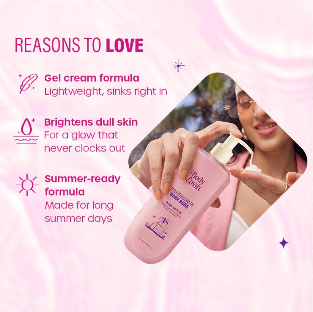 BodyLovin’ Boardroom In Bora Bora Body Lotion, Hydrating, Brightening Sweet Tropical Fragrance