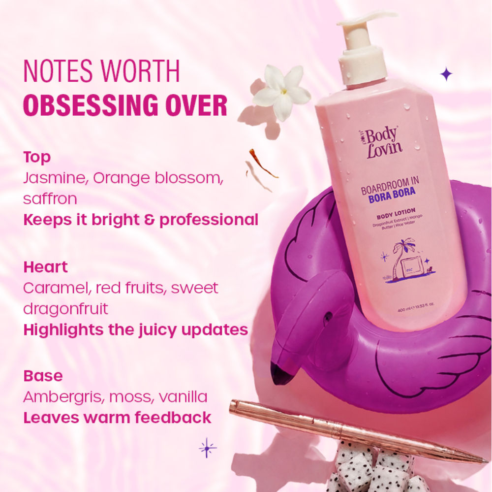 BodyLovin’ Boardroom In Bora Bora Body Lotion, Hydrating, Brightening Sweet Tropical Fragrance