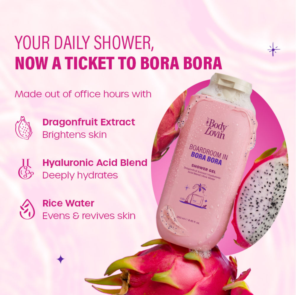 BodyLovin’ Boardroom In Bora Bora Shower Gel, Hydrating & Brightening Body Wash