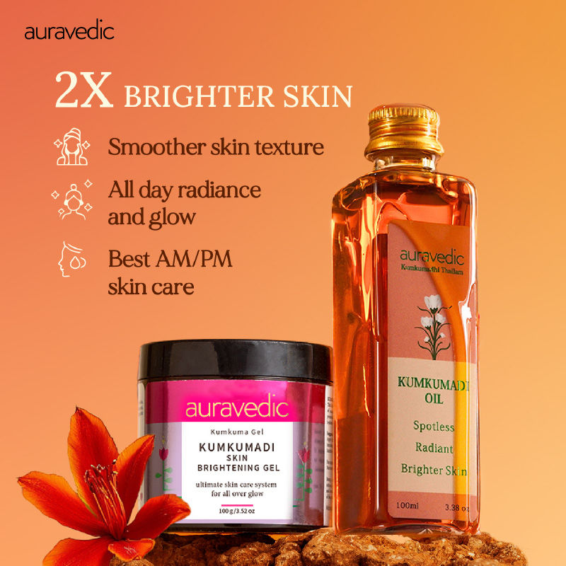 Kumkumadi Tailam Kumkumadi Face Oil & Kumkumadi Gel With Kumkumadi Oil