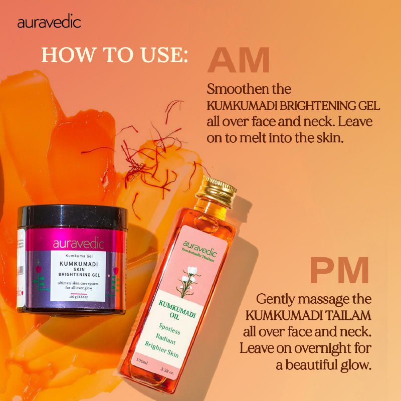 Kumkumadi Tailam Kumkumadi Face Oil & Kumkumadi Gel With Kumkumadi Oil