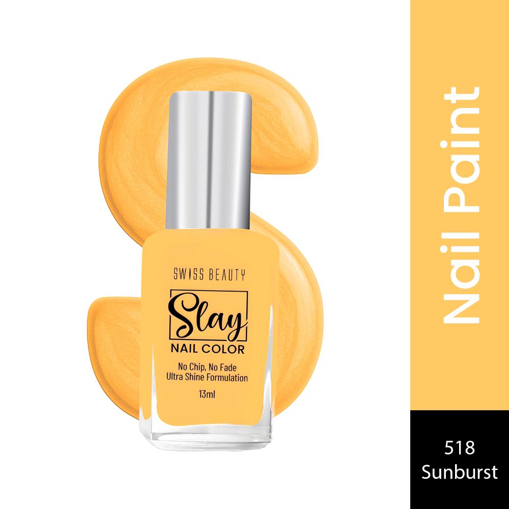 Slay Nail Color With Ultra Shine Formulation - 518 Sunburst