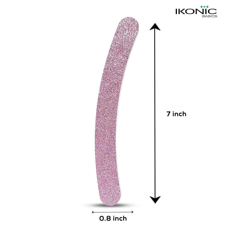 Bling Curved Nail Filer IKB-185C