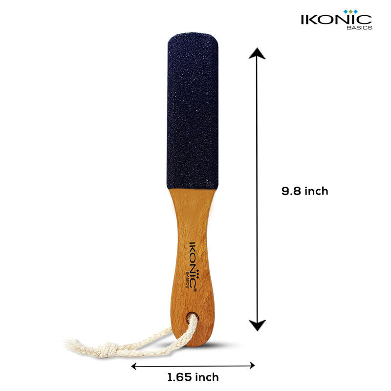 U Shape Curvy Wooden Foot File IKB-1114C
