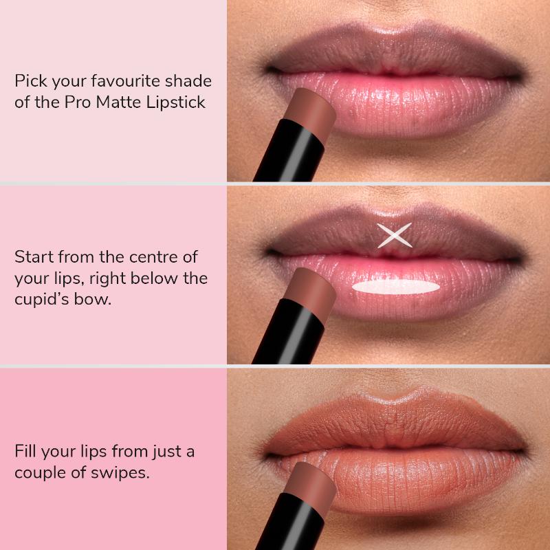 Pro Matte Long Lasting Creamy Matte Finish Lipstick