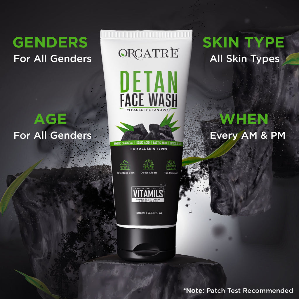 De-Tan Face Wash For Men & Women