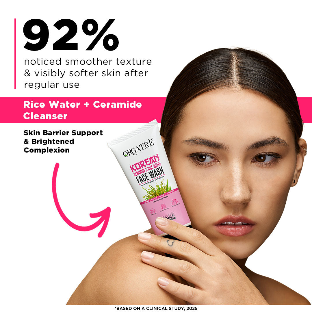 Korean Rice Water & Alpha Arbutin Face Wash