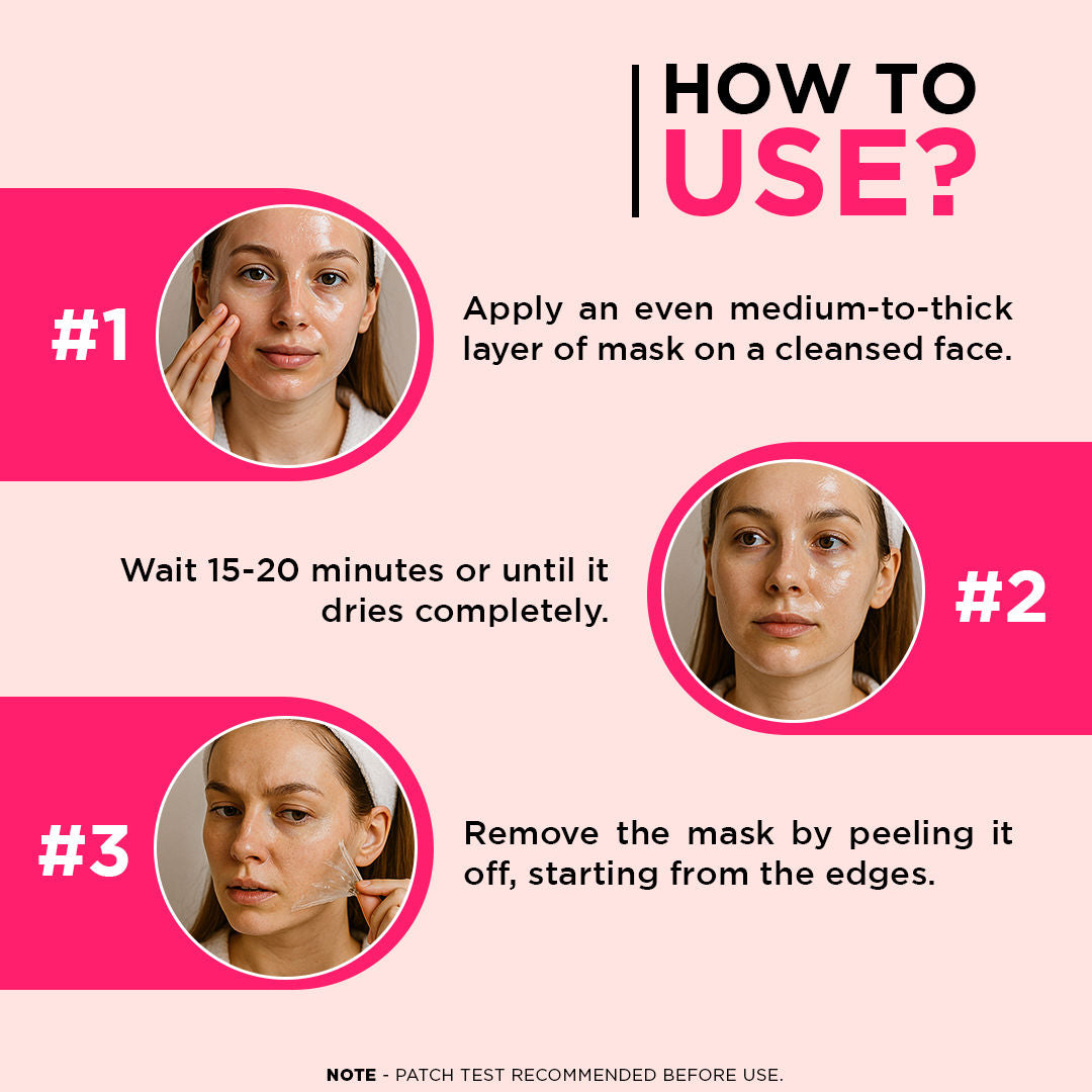 Korean Peel Off Face Mask for Men & Women