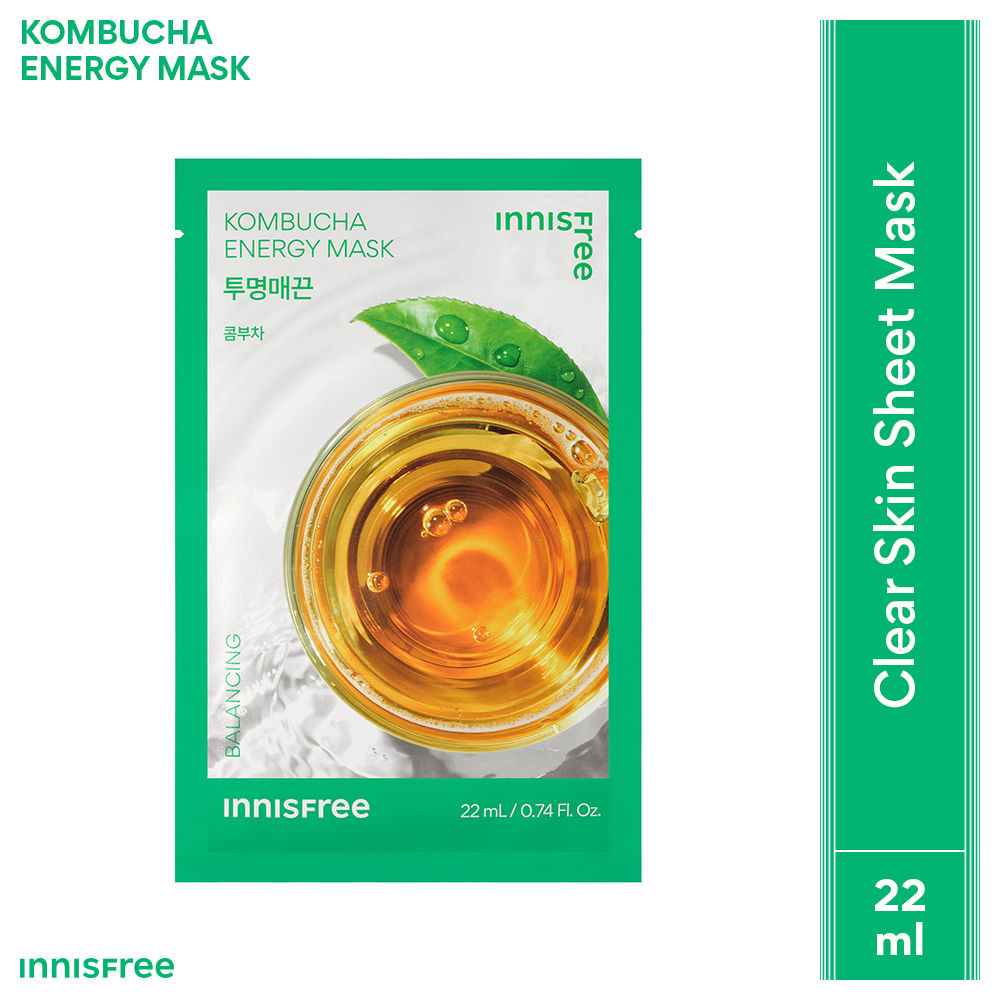 Soothing Energy Sheet Mask Heartleaf - Calms Sensitive Skin - Kombucha