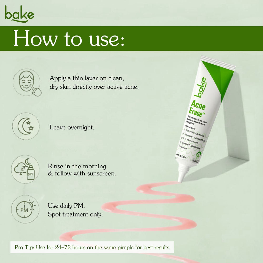 Acne Spot Serum Gel - Overnight Corrector For Pimples, Breakouts, Redness & Clogged Pores
