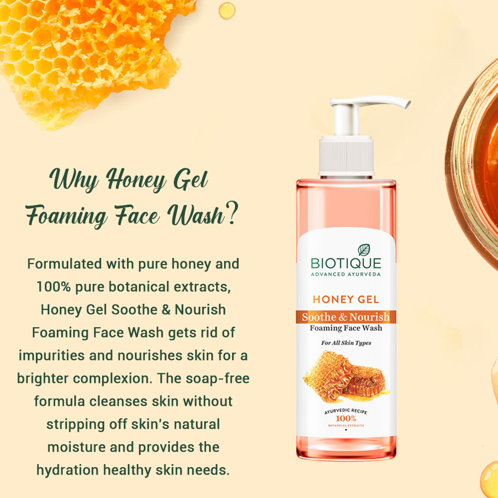 Bio Honey Gel Refreshing Foaming Face Wash