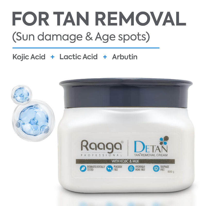 De Tan Removal Creme With Kojic & Milk(500 gm)