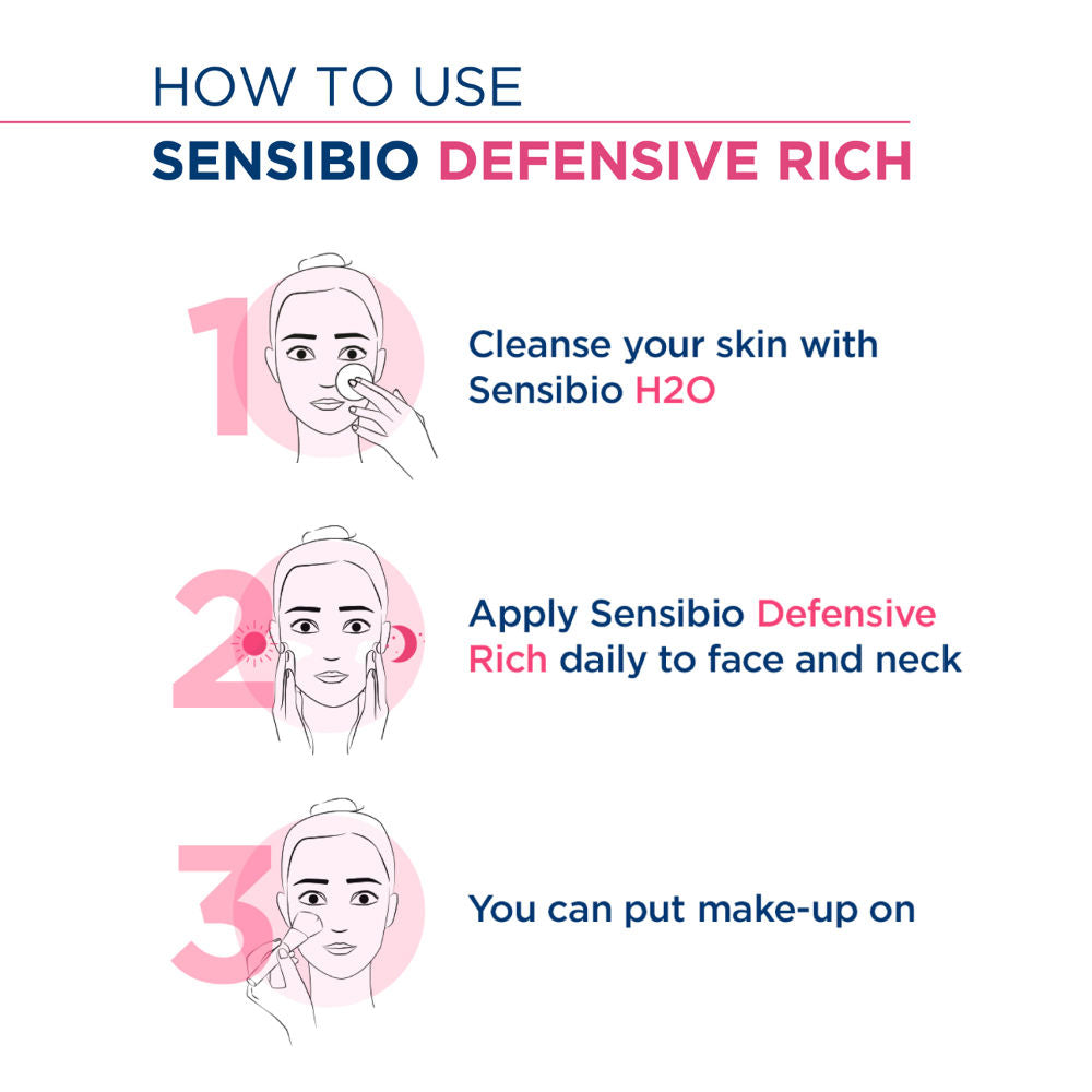 Sensibio Defensive Rich Soothing 12hr Moisturizer With Vitamin E - Sensitive Skin
