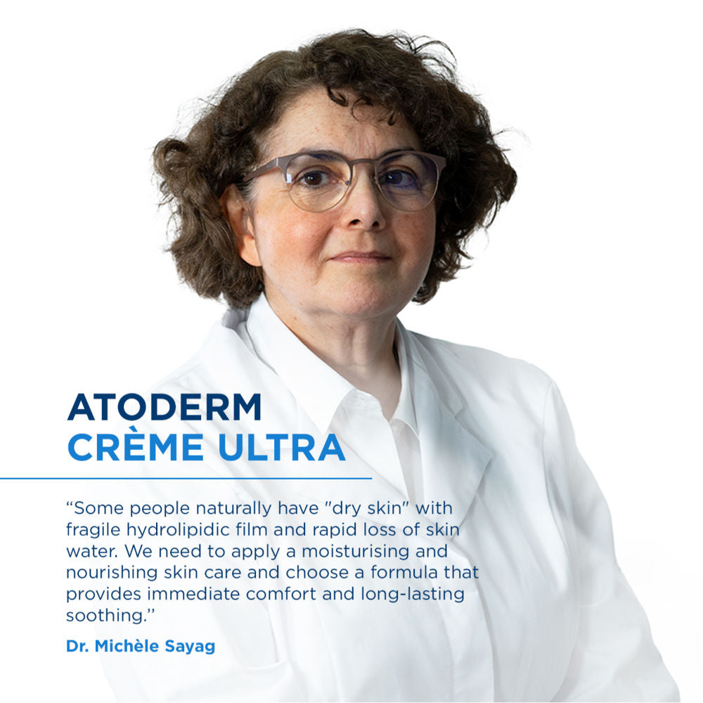 Niacinamide Moisturizer - Atoderm Creme Ultra-Boosts Hyaluronic Acid, Ceramides