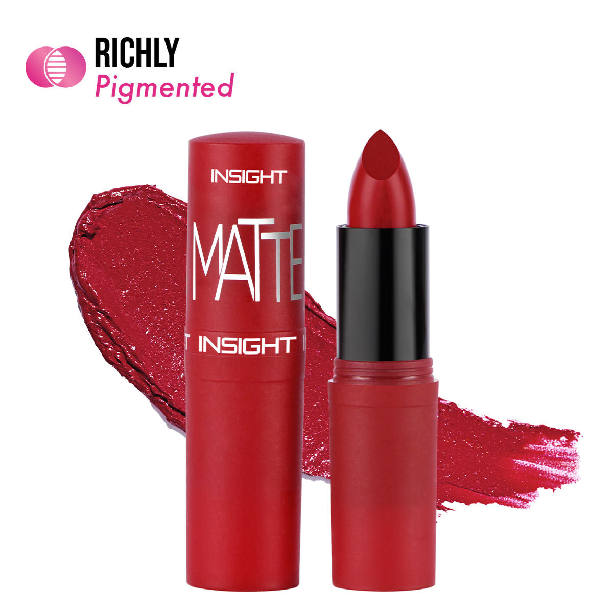 Matte Lipstick, 1 Stroke Application, Long Lasting - A22 Red Rust