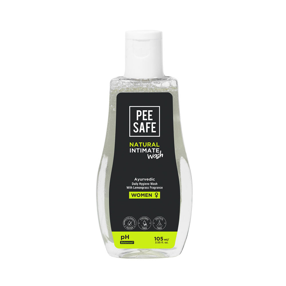 Intimate Wash For Women - Lemongrass Fragrance & 100% Alcohol-Free, Paraben-Free