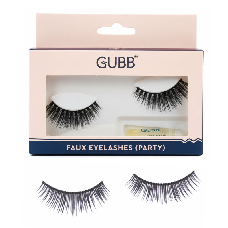 Eyelash Set With Glue, False Eyelashes - Party Style